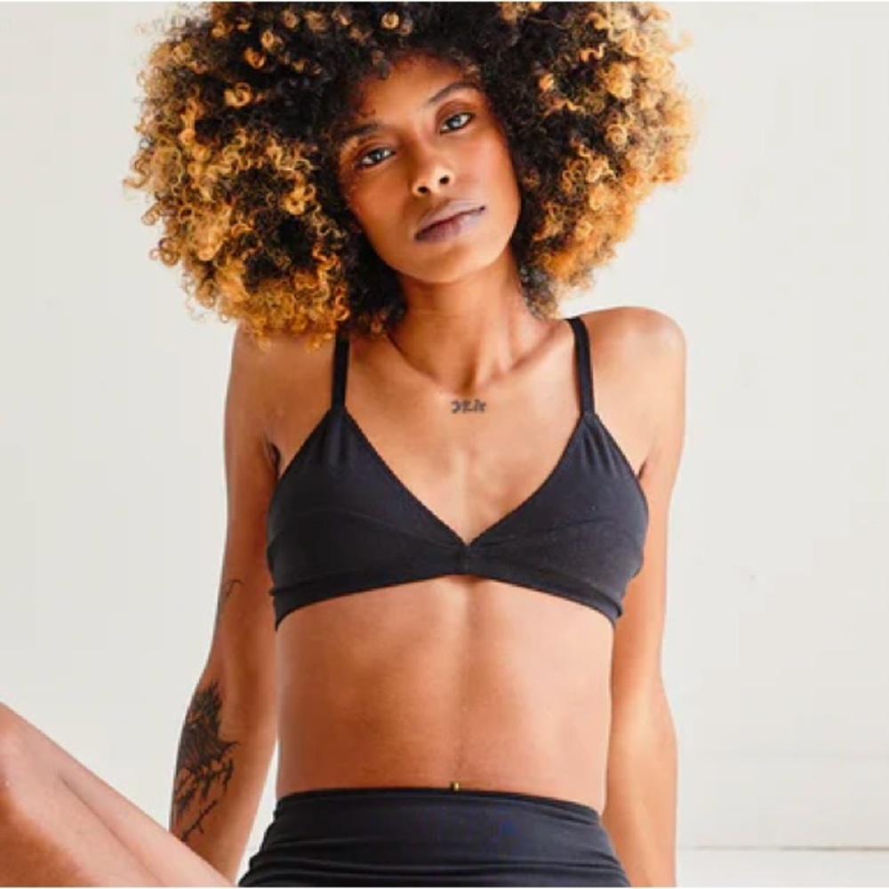 Arq Magda Bra in Black size Medium M - Cotton Bralette